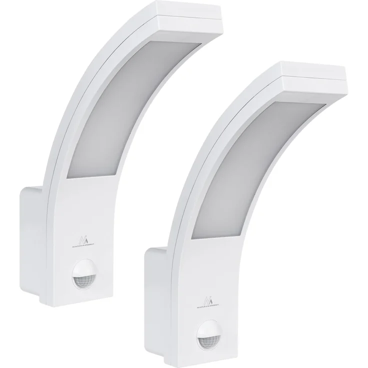 Maclean LED Außen-Wandleuchte MCE244, LED fest integriert, Neutralweiß, Bewegungssensor, LED Neutralweiß