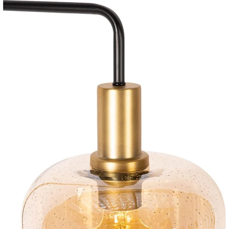 Qazqa Stehlampe Zuzanna, ohne Leuchtmittel, E27, Orange, Design, Glas, 1-flammig – Bild 5