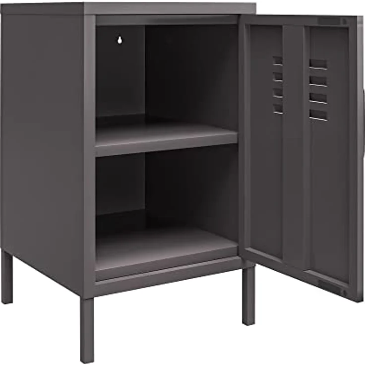 DHP Furniture Dorel Home Queer Eye Bradford Metallschrank Spind, grau – Bild 4