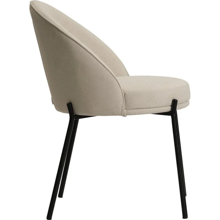 LeGer Home by Lena Gercke Esszimmerstuhl Isalie (Set, 2 St), mit pflegeleichtem Webstoff, Metallgestell, Sitztiefe 47 cm – Bild 3