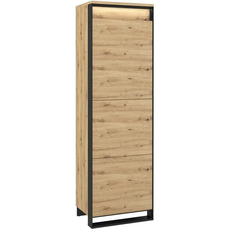 Compleo Kleiderschrank LIMA mit Drehtür, push to open, Schränke mit Tür