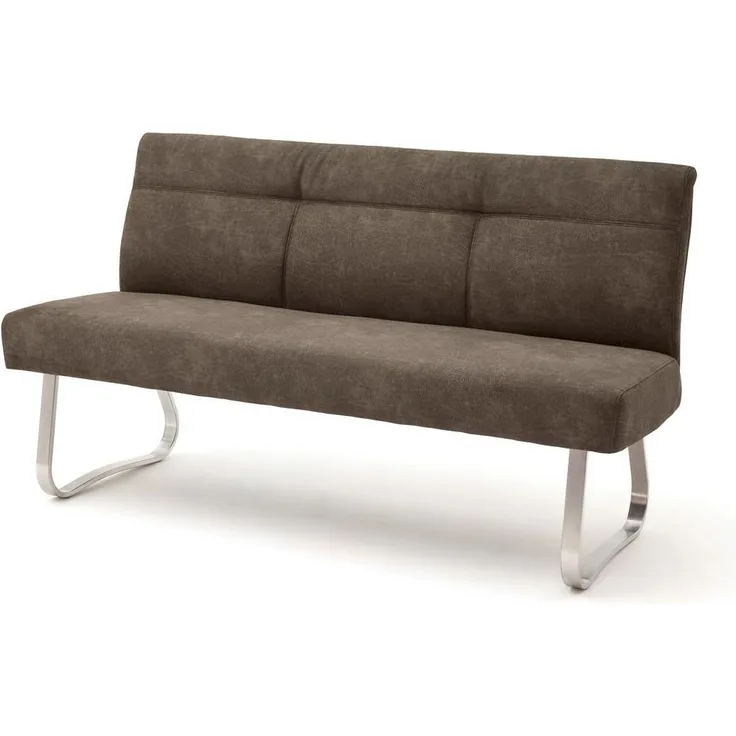 Sitzbank Talena - Federkern - Braun - 160cm