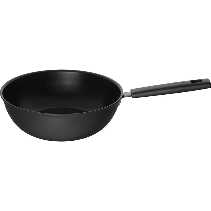 Fiskars Hard Face Wok, Wokpfanne, Pfanne, Stielwok, Aluminium, Ø 28 cm, 4. 5 L, 1052233