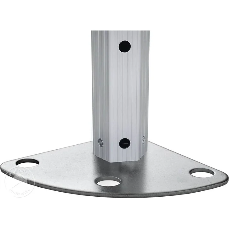 3x3 m Faltpavillon PROFESSIONAL Alu 40mm, Seitenteile mit Sprossenfenstern, weiß – Bild 6