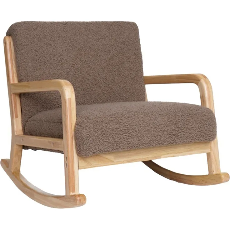 KidsDepot Kinderschaukelstuhl Aiden – Taupe Taupe
