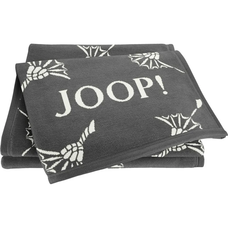 Joop! Wohndecke, grau, Textil, 125x170 cm, Kuscheldecke