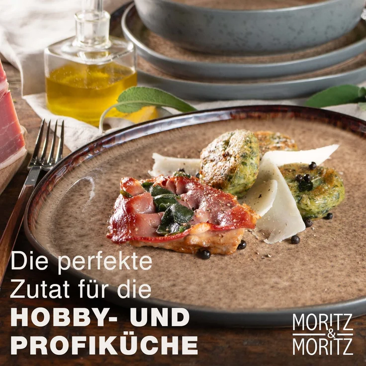 Moritz & Moritz ORGANIC 18 tlg. reaktiv amber Geschirrset – Bild 7