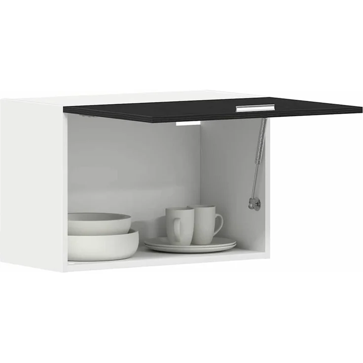 vidaXL Hängeschrank Lyon Schwarz Eichen-Optik 60 x 31 x 40 cm 863146 – Bild 3