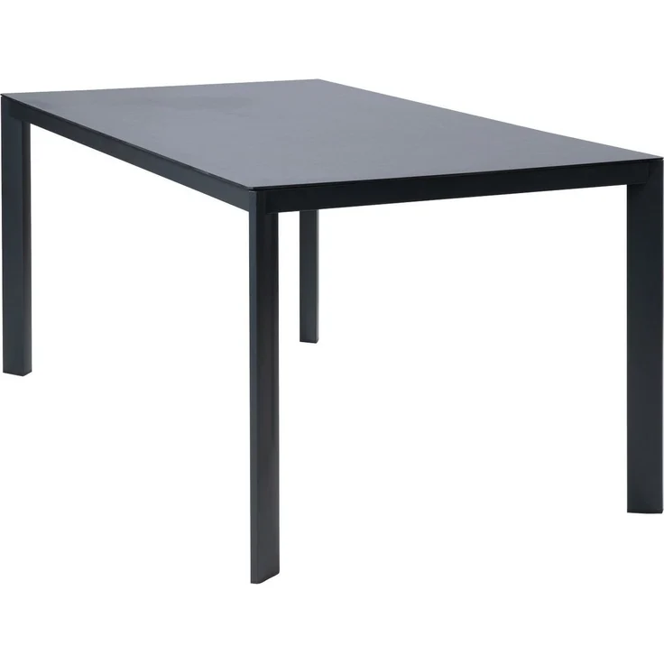Outdoor Gartentisch LIVORNO, B 160 x T 90 cm, Anthrazit, Grau, Aluminium, Tischplatte aus 3D Sicherheitsglas – Bild 5