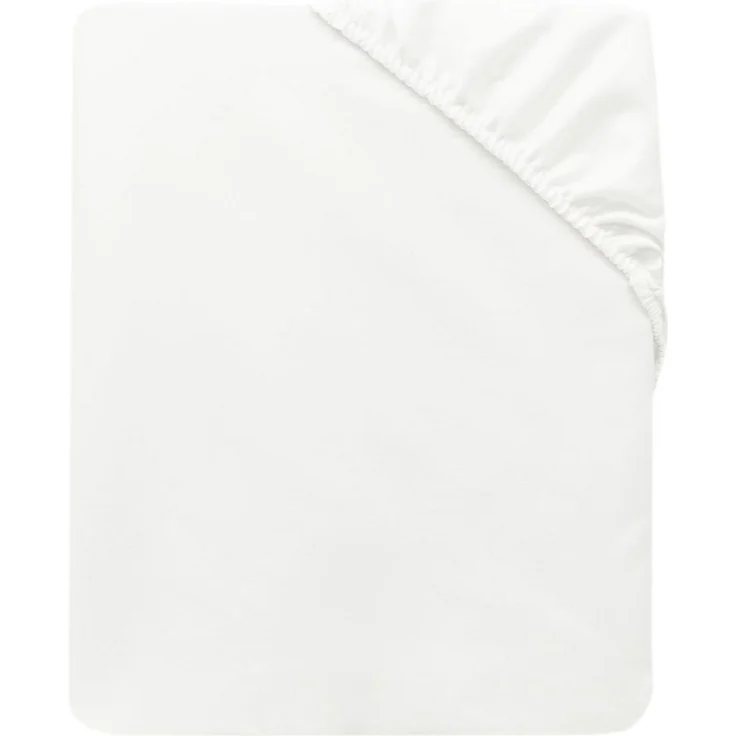 ZOLLNER Spannbettlaken, Satin, Gummizug: an den Ecken, 90 x 200 cm, 100% Baumwolle – Bild 5