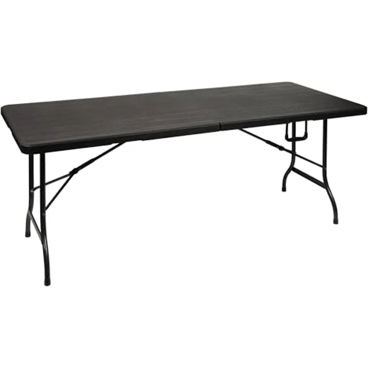 Stabiler und robuster Klapptisch in Holzoptik, Tisch 180cm für Bierzeltgarnitur