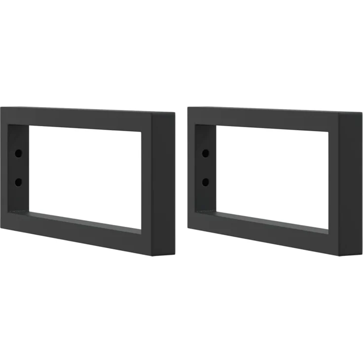 vidaXL Waschbeckenregal Wandmontage Stahl und Akazienholz 3302733 – Bild 7