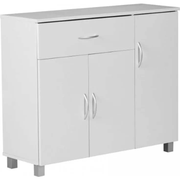 MID.YOU Sideboard, Holzwerkstoff, 2 Fächer, 1 Schublade, stehend, 90x75x30 cm, Wohnzimmer Möbel