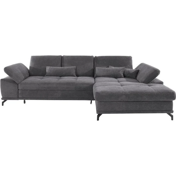 OTTO home Ecksofa Costello L-Form, B: 301 cm mit Sitztiefen-, Armteilverstellung &, 3 Nierenkissen, optional Bettfunktion & Bettkasten – Bild 4
