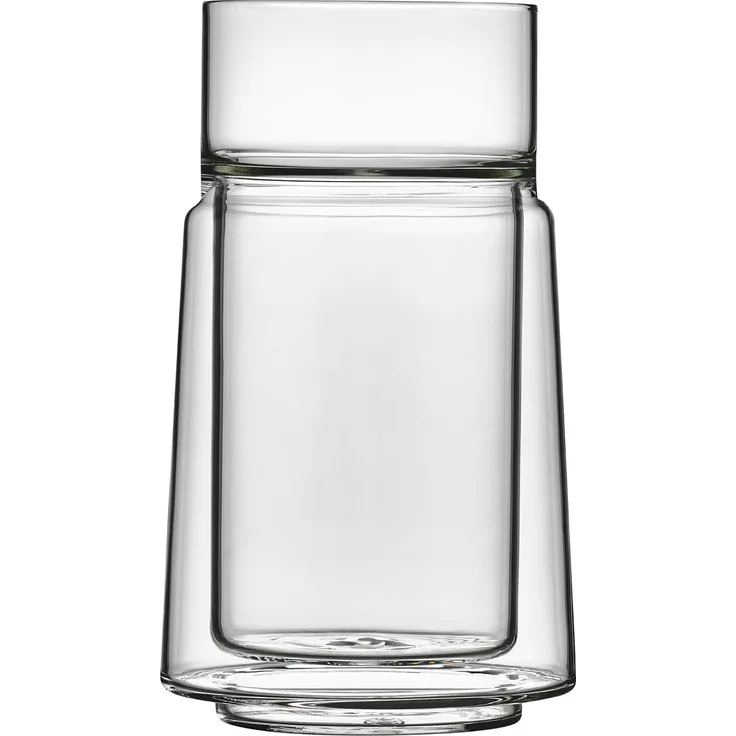 Jacob Jensen Scandinavian Lifestyle Large Doppelwandiges Glas 330 ml Klar