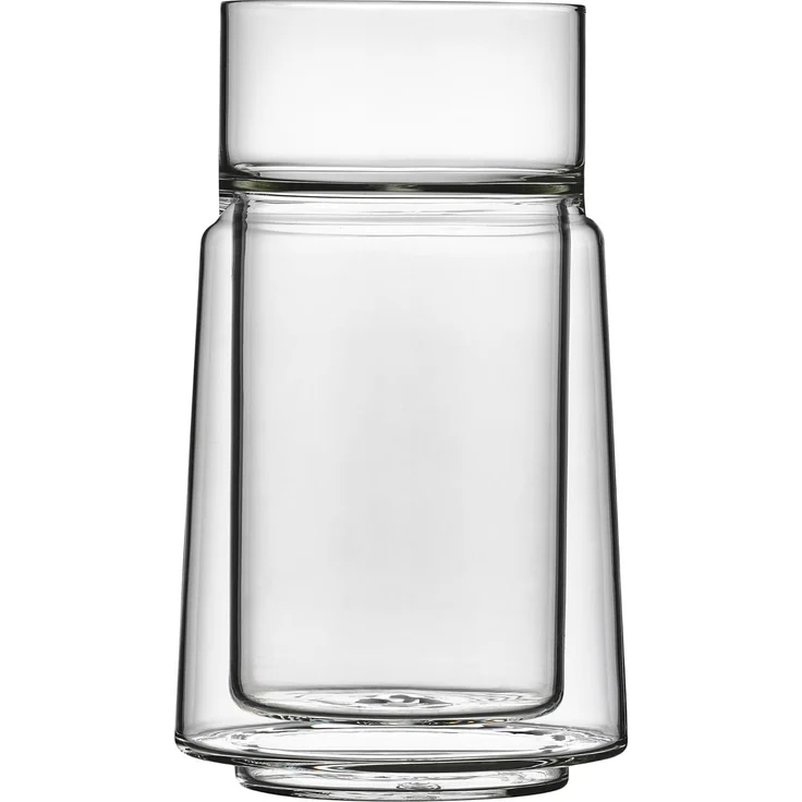 Jacob Jensen Scandinavian Lifestyle Large Doppelwandiges Glas 330 ml Klar