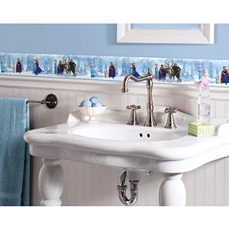 RoomMates RMK2734BCS RM - Disney Frozen Bordüre Wandtattoo, PVC, Bunt, 23.5 x 13 x 2.5 cm – Bild 3