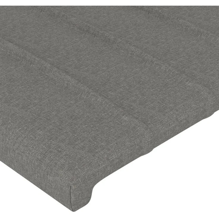vidaXL Kopfteile 2 Stk. Dunkelgrau 90x5x78/88 cm Stoff 3116553 – Bild 4