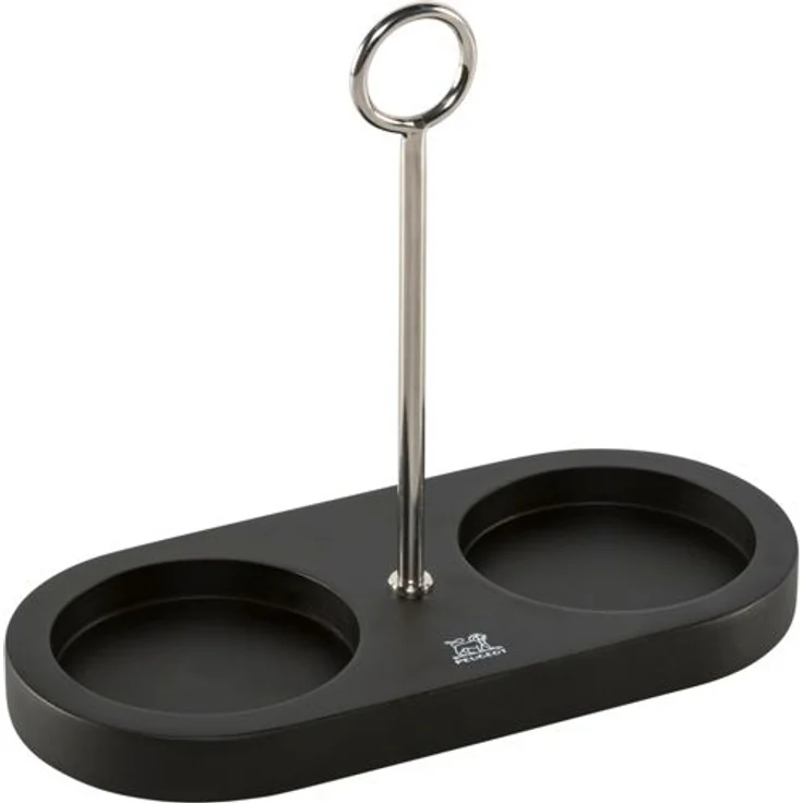 Peugeot Linea Bambus Mühlen- untersetzer 17cm mattschwarz