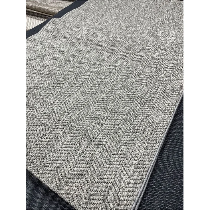 Origine Outdoor-Teppich 77 x 150 cm Polypropylen Grau 88780592 [en. casa] – Bild 2