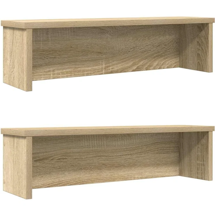 vidaXL Küchenregale Stapelbar 2 Stk. Sonoma-Eiche 50x15x16 cm 860486 – Bild 1