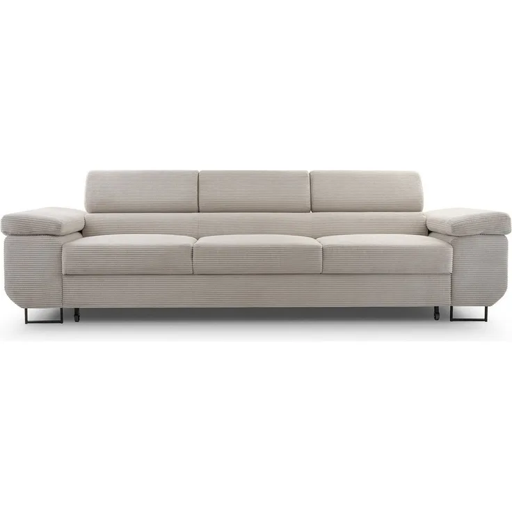 Beautysofa Schlafsofa NAVIO, mit Verstellbare Kopfstützen