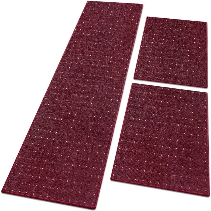 Floordirekt Bettumrandung Rapido, 4 Farben & 3 Größen, Bettvorleger, Höhe 5 mm, (3-tlg)