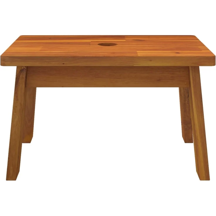 vidaXL Tritthocker 38x26x22 cm Massivholz Akazie 153332 – Bild 3