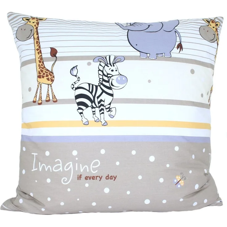 Primawela Kissenbezug Baby Kinder Kissenbezug 80x80 cm Kissenhülle Bezug für Kissen