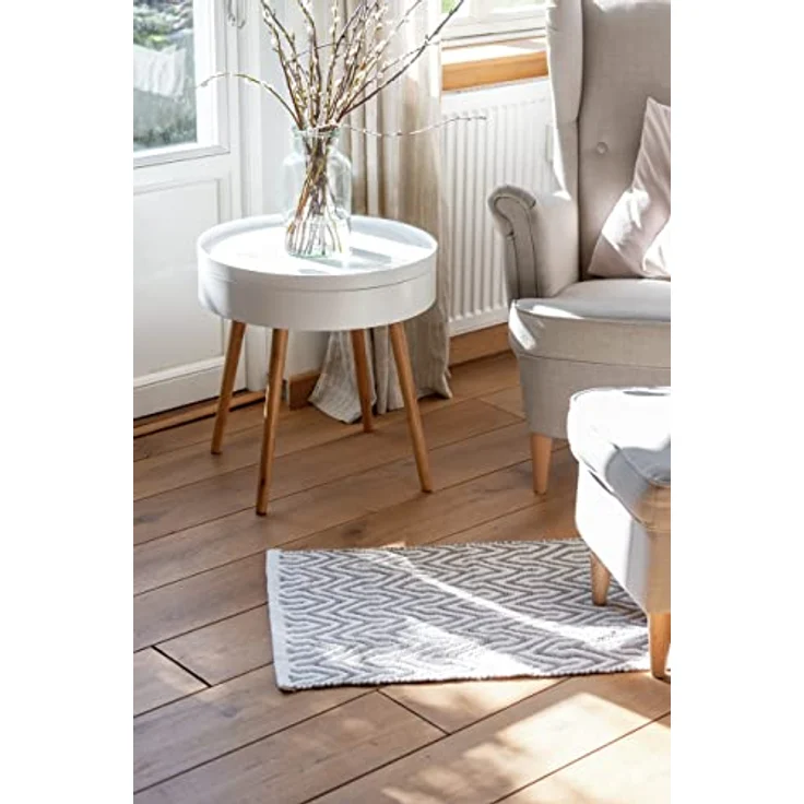 WENKO Badematte Altai, nachhaltiger Badteppich aus 100% Polyester, 50 x 80 cm, Ethno-Style in erdigen Farbtönen – Bild 7