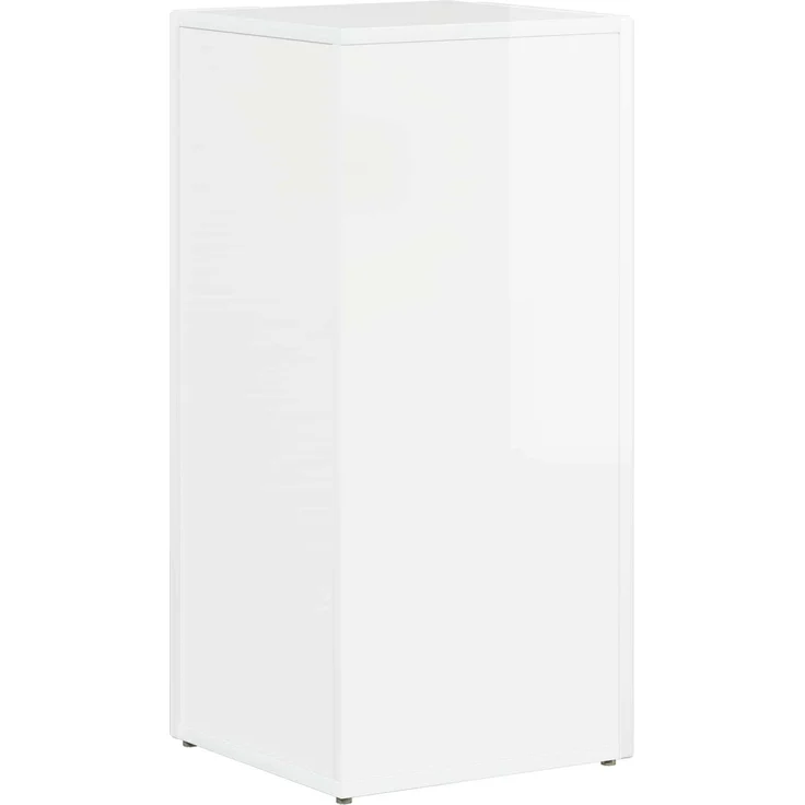 vidaXL Seitenregal Hochglanz Weiß 33 x 32 x 70,5 cm Holzwerkstoff 892411 – Bild 7