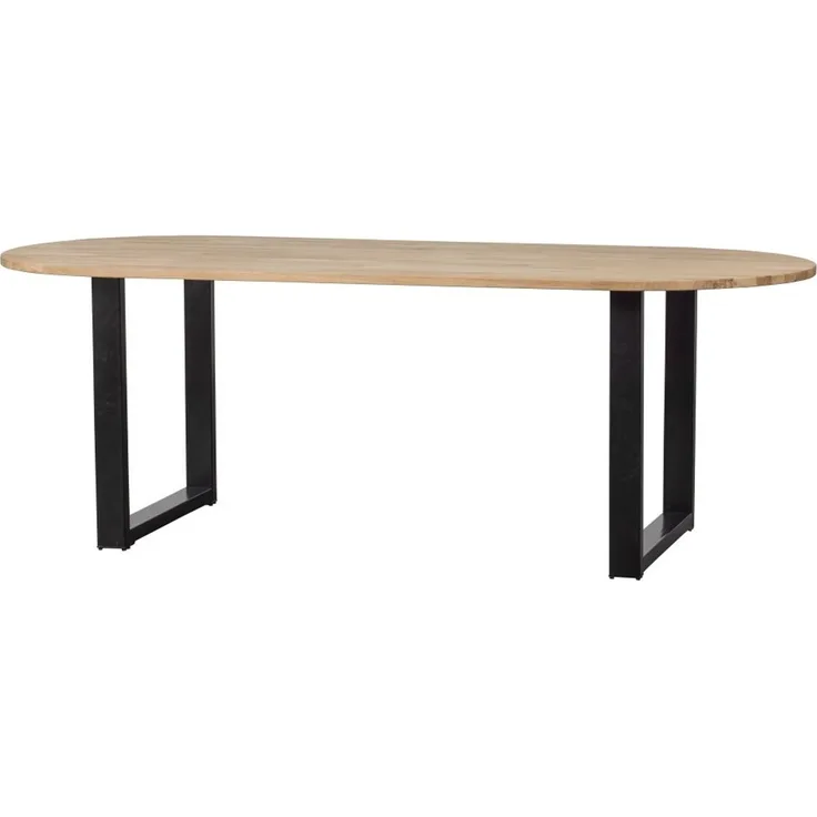 Woood Tisch Tablo Oval Eiche [fsc] U-leg