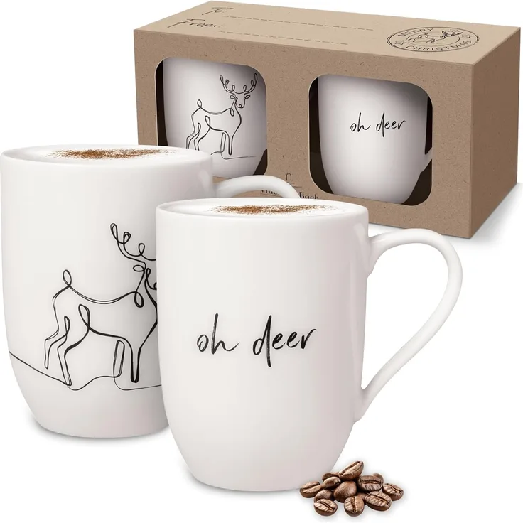 Villeroy & Boch Statement Kaffeebecher 280 ml 2er Set XMAS