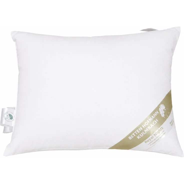 Hofmann Kopfkissen Daunenkissen Kuschelkissen 40x50 100% neue Daunen 250 g prall – Bild 1