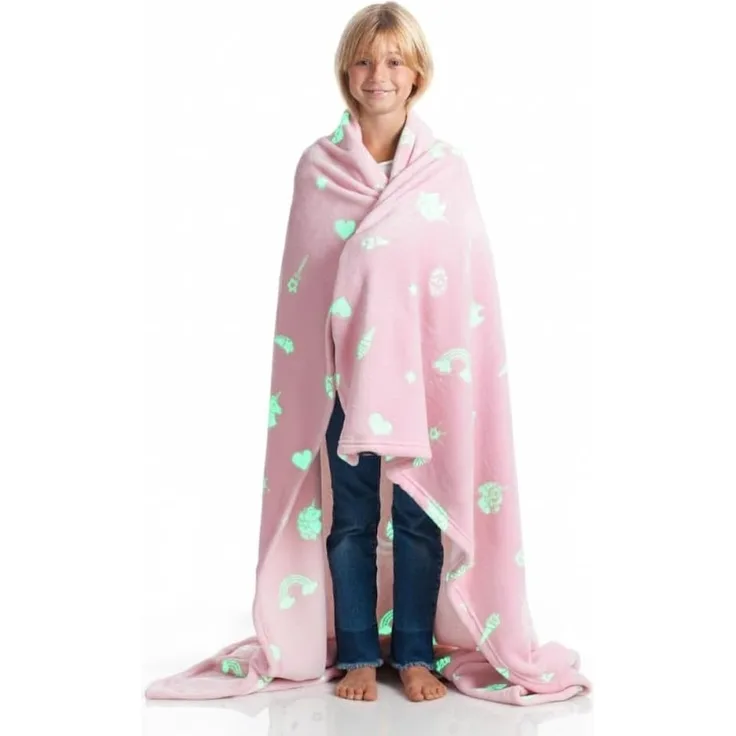 KANGURU Unicorn Glow-in-Dark Plaid