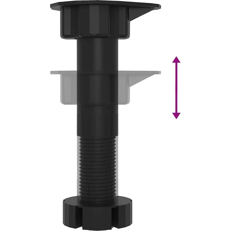 vidaXL Küchen-Eck-Basisschrank Schwarz Eichen-Optik 86 x 46 x 81,5 cm 876721 – Bild 11