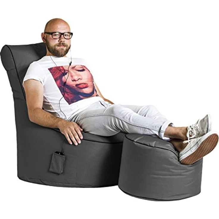 SITTING POINT only by MAGMA Sitzsack Scuba Swing anthrazit – Bild 6