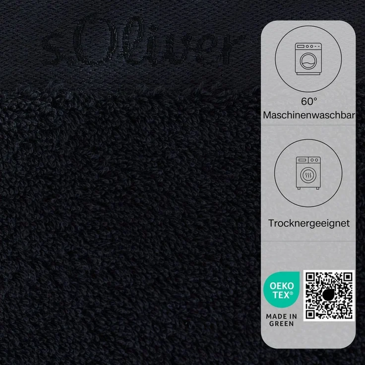 s.Oliver Waschhandschuh s.Oliver, Premium Qualität, 600 gr/m², auch als Sets erhältlich, Walkfrottier (1-St), große Farbauswahl, auch als Duschtuch, Handtuch, Gästetuch – Bild 4