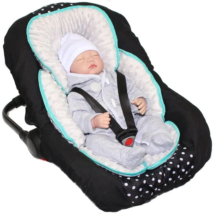 Primawela Sitzverkleinerer Sitzverkleinerer MINKY Einlage Baby Kind für Auto Babyschale Einsatz – Bild 5