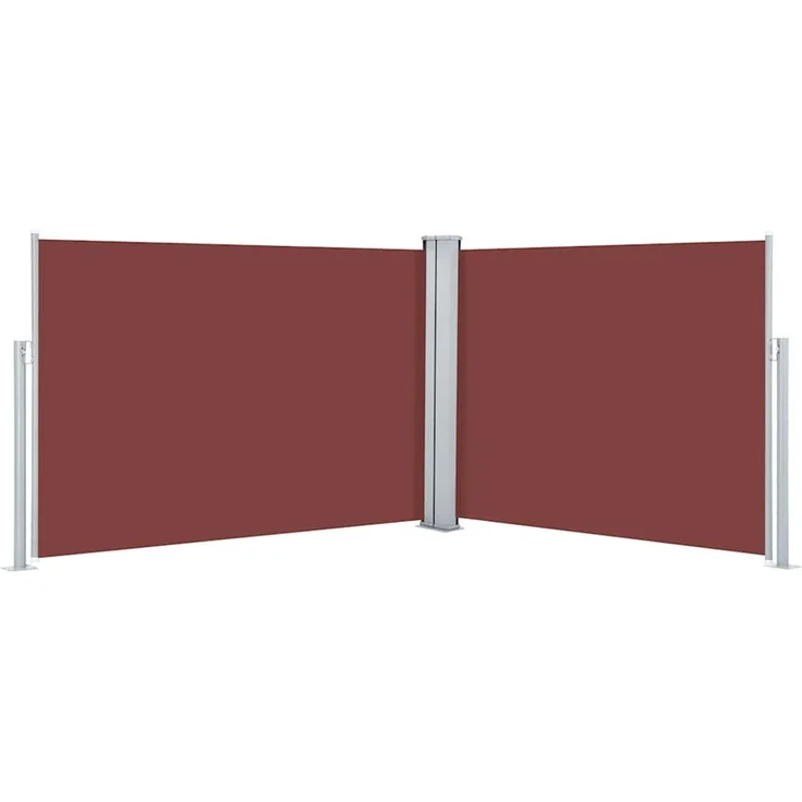 Ausziehbare Seitenmarkise, Sichtschutz Braun 120 x 1000 cm – Bild 2