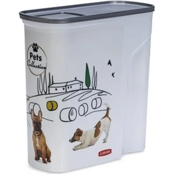 Curver Futterbehälter Hundefutter Container weiß, Fassungsvermögen: 6 l / 2,5 kg – Bild 6