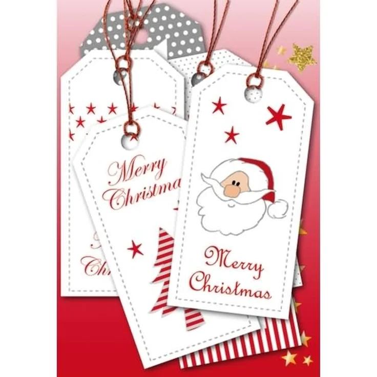 HERMA Geschenkanhänger Weihnachten Xmas 8x4cm VE=6 Stück – Bild 2