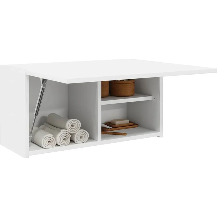 vidaXL Bad-Wandschrank Weiß 60x25x30 cm Holzwerkstoff 860058 – Bild 1