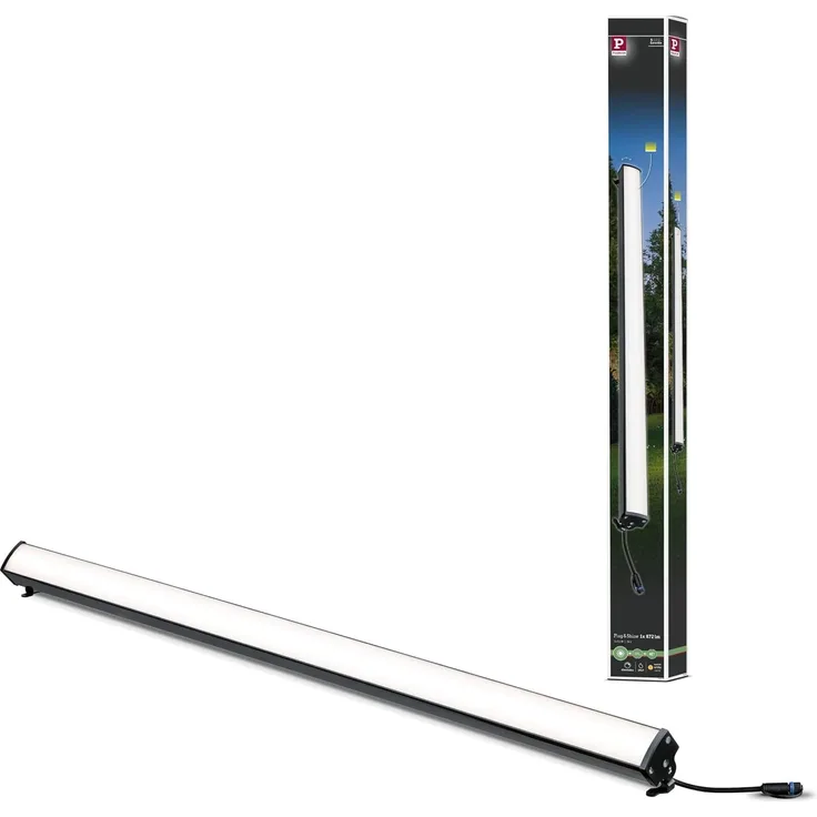 Paulmann No. 93922 Plug&Shine Lichtleiste Aufbau IP67 8W Anthrazit 85,6 cm