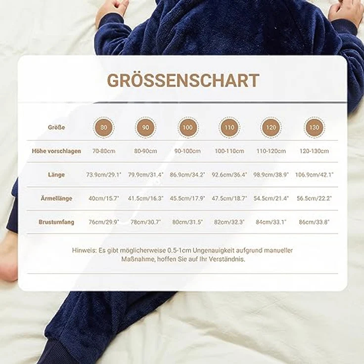 XQ&XG Baby Schlafsack mit Füßen 2.0 Tog,Kinderschlafsack mit langen Ärmeln,Schlafsack Kinder mit Beinen für mädchen und Junge,Eule,100 – Bild 4