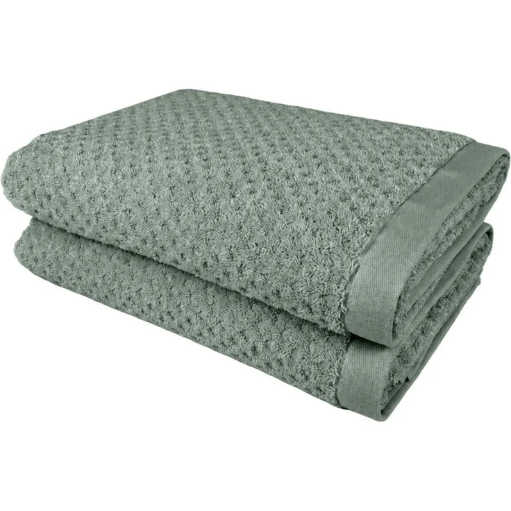 OTTO home Duschtücher Corrin, 2 Premium Duschtücher, 500 gr/m², 70x140cm, Frottier (2-St), 100% Baumwolle, mit Struktur, weich, 5 Jahre Garantie – Bild 1