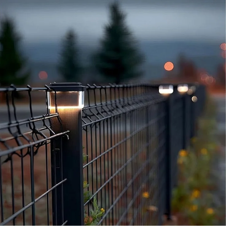 GreenBlue LED Solarleuchte GB125/GB127/GB128 Aufsatz Solarlampe für Pfosten, LED fest integriert, Warmweiß, Lichtquelle im Garten Wegbeleuchtung – Bild 4