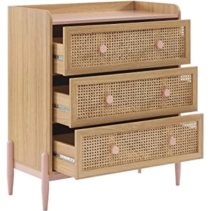 BAÏTA PABLO02 Kinderkommode, Pastellrosa, L80cm – Bild 8