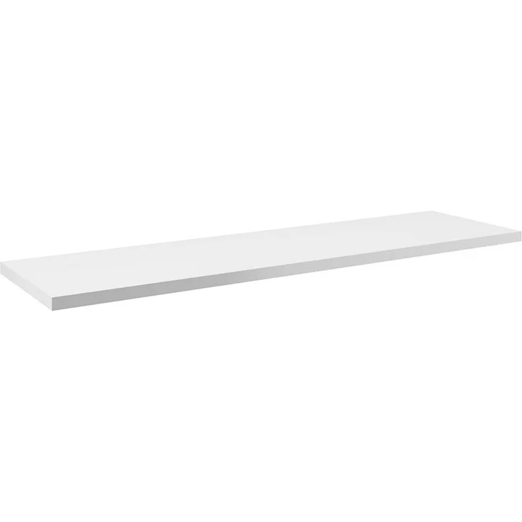 Waschtischplatte 140 cm, weiß, NEWPORT-56-WHITE – Bild 4