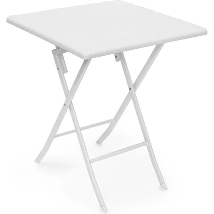 Relaxdays Gartentisch BASTIAN, klappbar, 74 x 80 x 80 cm – Bild 1